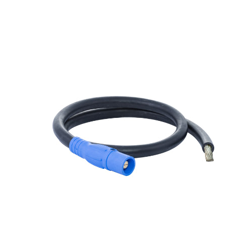 Pig Tails 400A 4/0 Type W Series 16 Male/Tinned 6' Blue