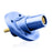 17 Series Female Panel Mount CAM Locks, Threaded Stud Termination, 250-750MCM, 690 Amp Max, blue