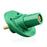 17 Series Female Panel Mount CAM Locks, Threaded Stud Termination, 250-750MCM, 690 Amp Max, green