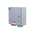 Power Assemblies Camlock Con Box, Bottom 90°, Threaded Post, 800 Amps, 120/240 Volts, Female, Blk/Red/Wht/Grn