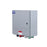 Power Assemblies Camlock Con Box, Bottom 90°, Double Set Screw, 800 Amps, 120/240 Volts, Male, Blk/Red/Wht/Grn