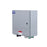 Power Assemblies Camlock Con Box, Bottom 90°, Double Set Screw, 800 Amps, 120 Volts, Male, Blk/Wht/Grn