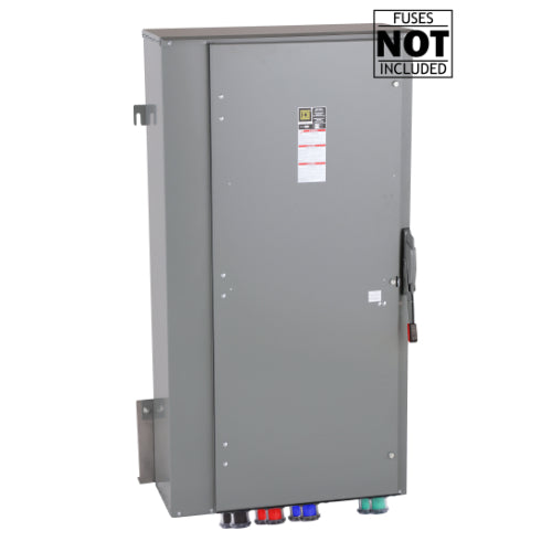 Camlock Connection Switch 800A, Single-Throw, Fusible, NEMA 3R