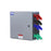 Power Assemblies Camlock Con Box, Right 45°, Threaded Post, 800 Amps, 600 Volts, Male, Red/Blk/Blu/Grn