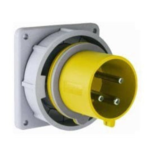 Arrow Hart Inlet Pin&Sleeve 30A 125V 2P3W White  Yellow