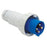Arrow Hart Plug Pin&Sleeve 100A 250V 3PH 3P4W White  Blue