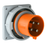 Arrow Hart Inlet Pin&Sleeve 20A 125/250V 3P4W White  Orange