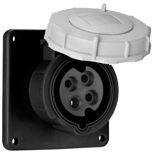 Arrow Hart Receptacle Pin&Sleeve 20A 600V 3PH 3P4W White  Black