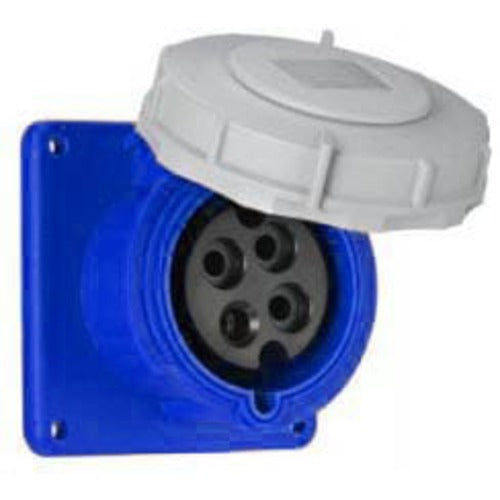 Arrow Hart Receptacle Pin&Sleeve 20A 250V 3PH 3P4W White  Blue