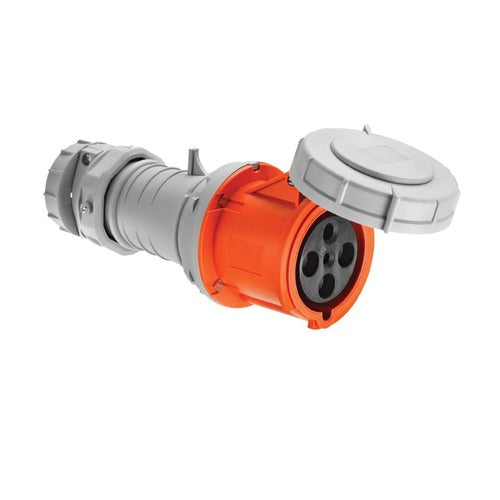 Arrow Hart Connector Pin&Sleeve 60A 125/250V 3P4W White  Orange