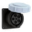 Arrow Hart Receptacle Pin&Slv 100A347/600V 3PH 4P5W White  Black