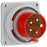 Arrow Hart Inlet Pin&Slv 20A277/480V 3PH 4P5W White  Red