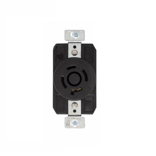 30 Amps Color Coded Locking Receptacles, 4 Pole 4 Wire