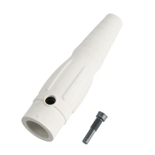 Marinco CLS 18 Series White Male Boot w/Screw