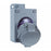 Appleton CPS152-101 Pin and Sleeve Receptacle, 120/240V, 20A, 3P, 2W, 1G,DE,1/2"