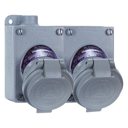 Appleton CPS152102 Pin and Sleeve Receptacle, 120/240V, 20A, 3P, 2W, 2G,DE,1/2"