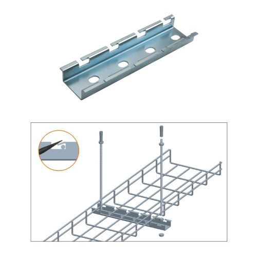 Quest Manufacturing Ceiling Hanging Bar for 6" cable wire mesh