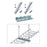 Quest Manufacturing Ceiling Hanging Bar Kits for 12" wire cable tray
