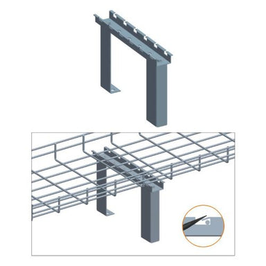 Cabinet and Floor Stand for Cable Mesh Tray