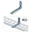 L Wall Bracket for Cable Mesh Tray