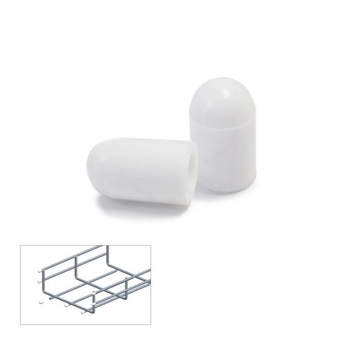 Quest Manufacturing White Rubber End Caps