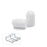 Quest Manufacturing White Rubber End Caps