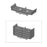 Quest Manufacturing Cable Guide Bottom (gray)