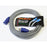 Century Wire And Cable 25' 12/3 SPT-3 Low Profile Extension Cord Grey/Blue