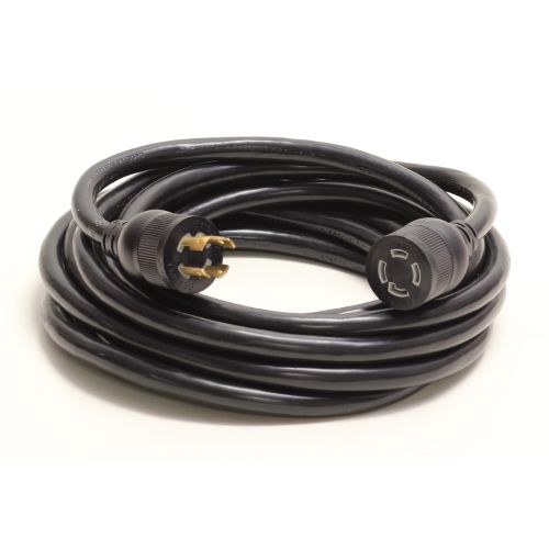 Century Wire And Cable 50' 10/4 SJTW Generator Cord with L14-30P/L14-30C Black