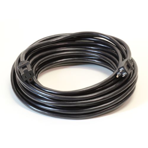 Century Wire And Cable 50' 12/3 SJTW Pro Classic Extension Cord Black