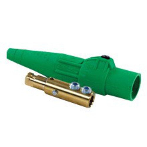 Cooper Crouse - Hinds Plug Double Set Screw Non-vulcanized Male  2/0 TO 4/0 -Green