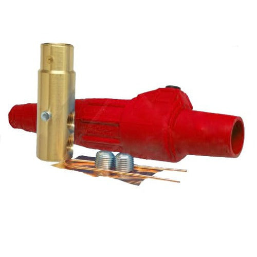 Cooper Crouse - Hinds 400A,Inline Connector,Double Set Screw,600V,RD,Female,#2-2/0