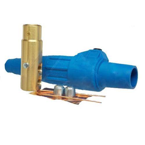 Cooper Crouse - Hinds 400A, Inline Connector, Double Set Screw, 600V,F, 2/0-4/0,BL