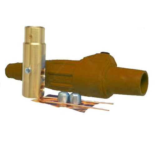 Cooper Crouse - Hinds 400A, Inline Connector, Double Set Screw, 600V,F, 2/0-4/0,BR