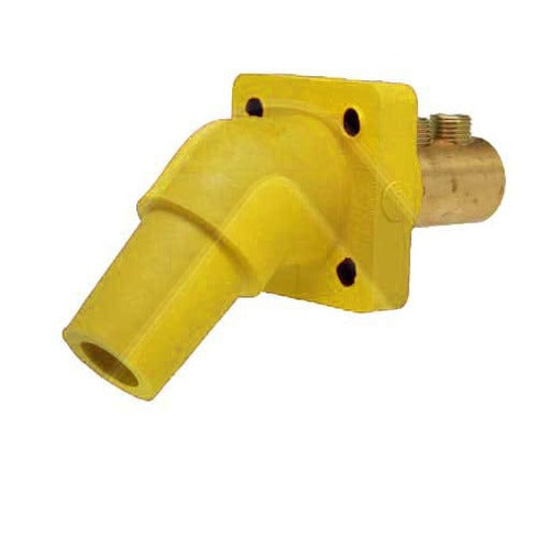 Cooper Crouse - Hinds Female Receptacle 45DEG DSS # 2 To 4/0 Yellow
