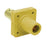 Cooper Crouse - Hinds Panel Mount Cam-Lok Double-Set Screw - Yellow, Female