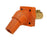 Cooper Crouse - Hinds Female Receptacle 45DEG DSS # 2 To 4/0 Orange