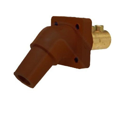 Cooper Crouse - Hinds Female Receptacle 45DEG DSS # 2 To 4/0 Brown