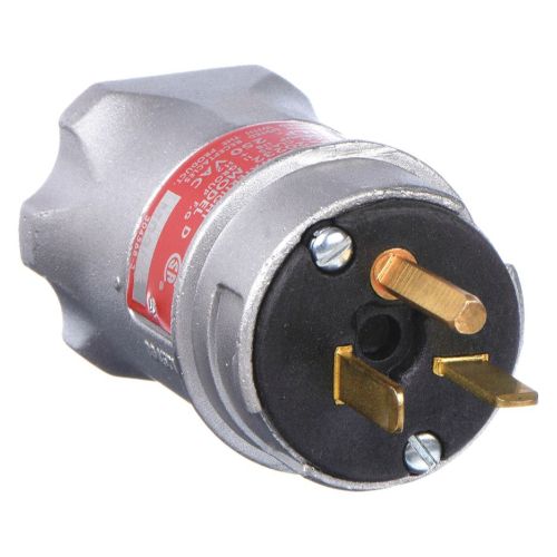 Appleton ECP-20232 Copper-free Alum Plug, 240 V, 20A, 2P, 3W