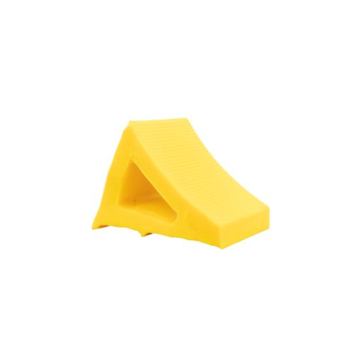 large height 7" wheel chock in Yellow