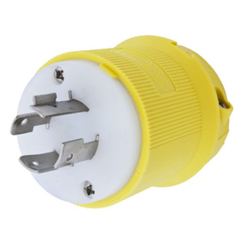 Hubbell 250 VAC Yellow Marine grade Locking Device