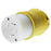 Hubbell 250 VAC Yellow Marine grade Locking Device