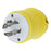 Hubbell 480 VAC Yellow Marine grade Locking Device