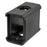 Empty Configurable Portable Outlet Boxes, Feed Thru Box, Black, HBL3080FBK