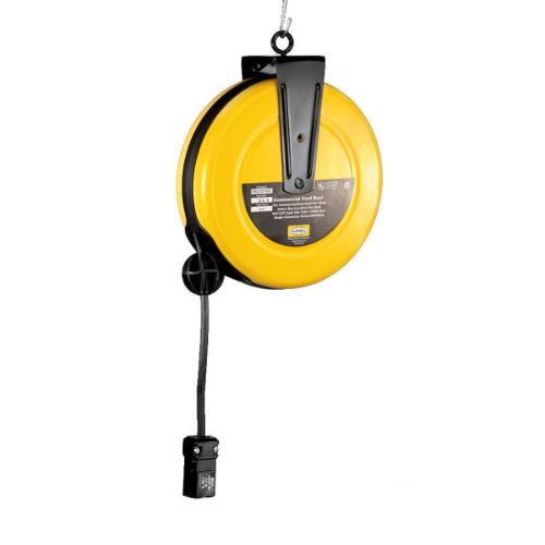 Commercial Cord Reel, HBL5969VBLK Connector; 10A, HBLC25163C