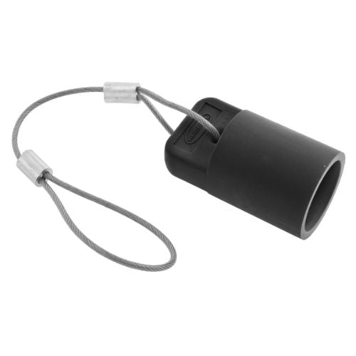 Hubbell Wiring Device-Kellems Series 16 Single Pole Protective Caps, Female - Black Wire Connectors