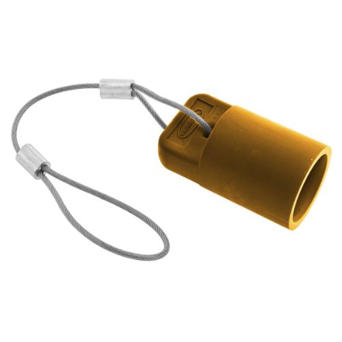 Hubbell Wiring Device-Kellems Series 16 Single Pole Protective Caps, Female - Orange Wire Connectors