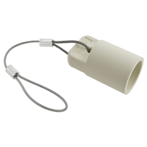Hubbell Wiring Device-Kellems Series 16 Single Pole Protective Caps, Female - White Wire Connectors