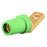 Hubbell Wiring Device-Kellems HBLFOAGN Series 16 Offset Straight Style Angled Terminal,Female-Green