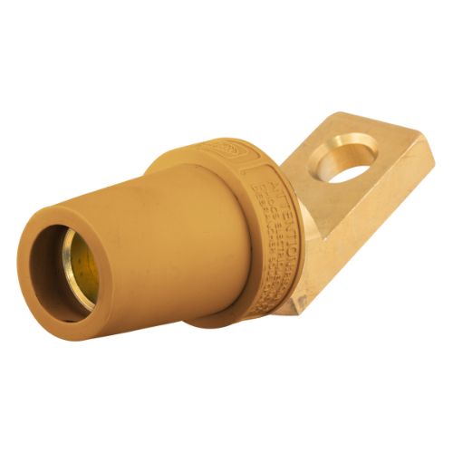 Hubbell Wiring Device-Kellems HBLFOAO Series 16 Offset Straight Style Angled Terminal,Female-Orang